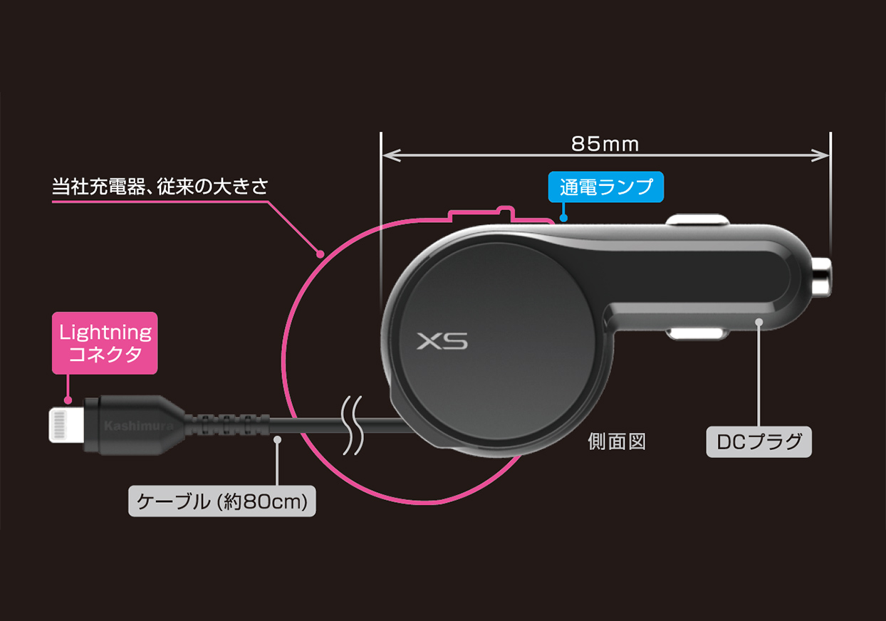 DC充電器リール LN 極小 - 画像 (3)