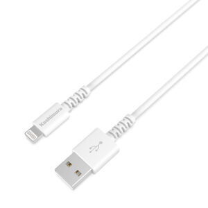 USB充電&同期ケーブル 1.2m LN 抗菌 WH