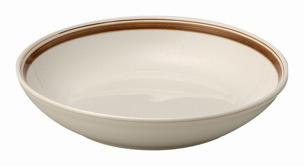 光洋陶器 KOYO カントリーサイド ダーク ブラウン 25.5cmパスタボウル 美濃焼
