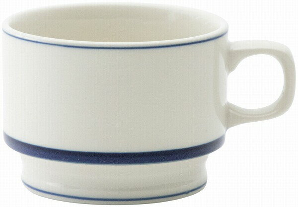 光洋陶器 KOYO カントリーサイド ネイビー ブルー 高台スタックコーヒーカップ