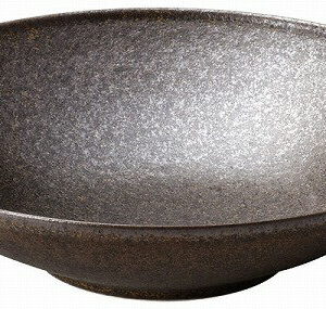光洋陶器 KOYO フィノ クリスタルブラウン 23.5cm浅ボウル