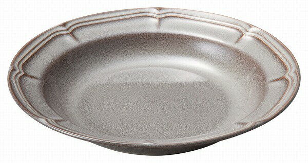 光洋陶器 KOYO ラフィネ ストームグレー 25.5cmパスタボウル