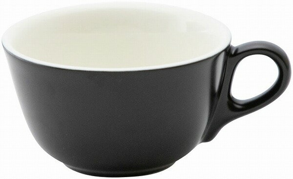 光洋陶器 KOYO マーレ ブラック カプチーノカップ