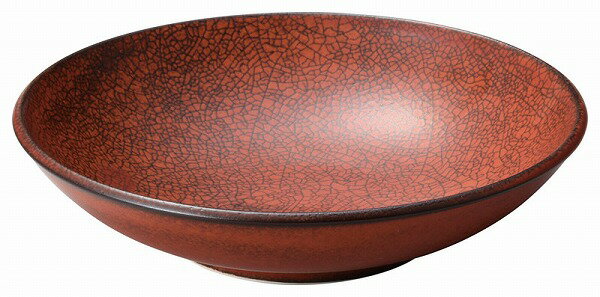 光洋陶器 KOYO 茜縅 18.5cm浅ボウル