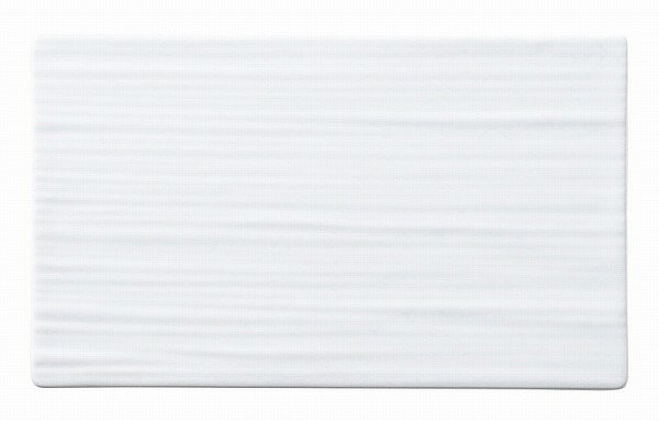 光洋陶器 KOYO ジャパニーズモダン ピュアホワイト 16.5cm線紋平長角皿