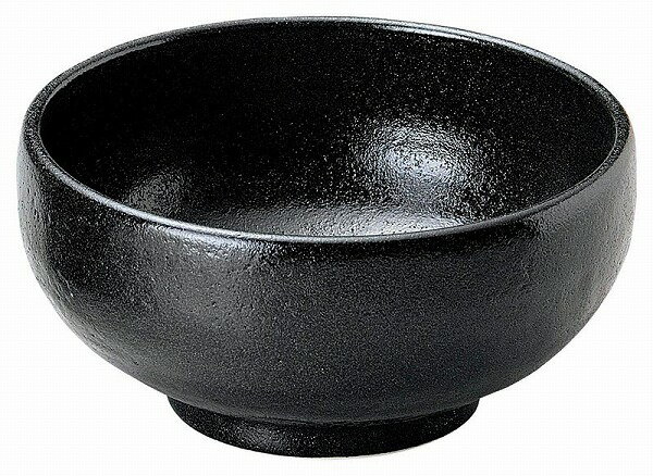 光洋陶器 KOYO ゆず黒耀 石目高浜17cm丼