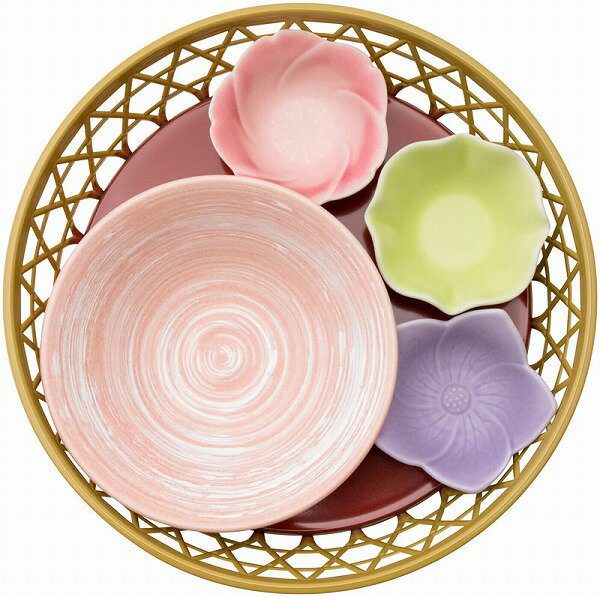 光洋陶器 KOYO 松花堂 8.0籠 花セット