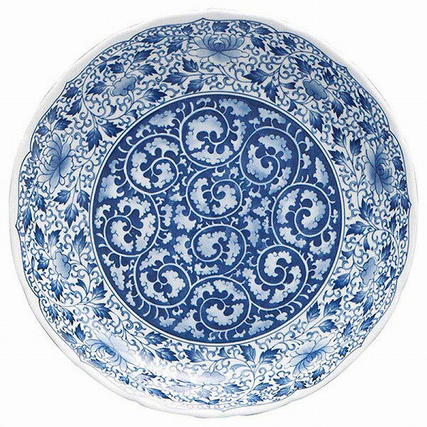 光洋陶器 KOYO 濃唐草 36.5cm皿