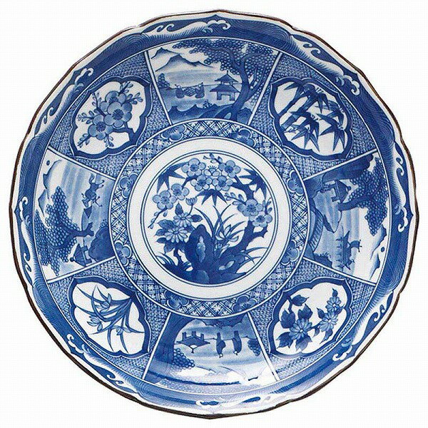 光洋陶器 KOYO 四君子 31cm皿