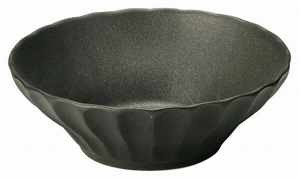 光洋陶器 KOYO かすみ 黒 12.5cm浅ボウル