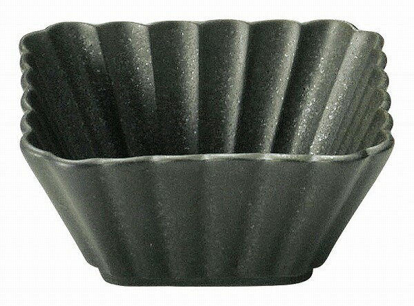 光洋陶器 KOYO かすみ 黒 7cm正角深鉢