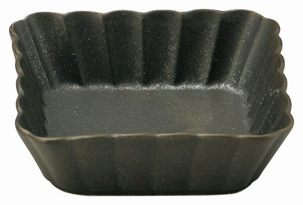光洋陶器 KOYO かすみ 黒 11cm浅角鉢