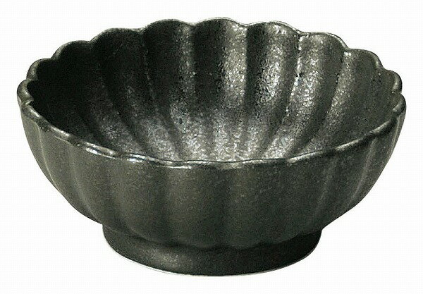 光洋陶器 KOYO かすみ 黒 7cm浅小鉢
