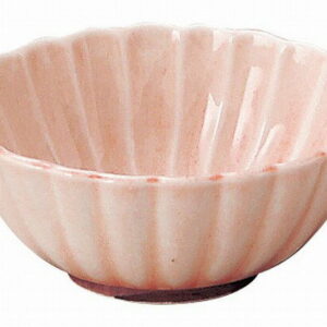 光洋陶器 KOYO かすみ ピンク 7cm楕円小鉢