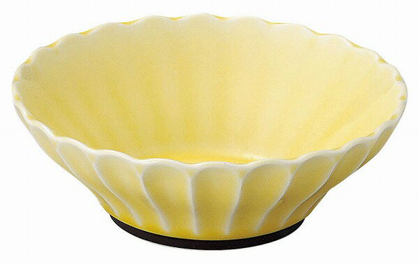 光洋陶器 KOYO かすみ 黄 12.5cm浅ボウル