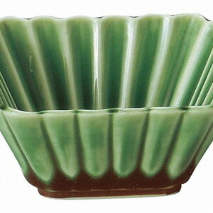 光洋陶器 KOYO かすみ 緑 7cm正角深鉢