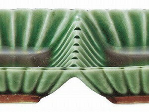 光洋陶器 KOYO かすみ 緑 2連皿