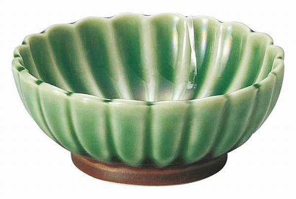 光洋陶器 KOYO かすみ 緑 7cm浅小鉢
