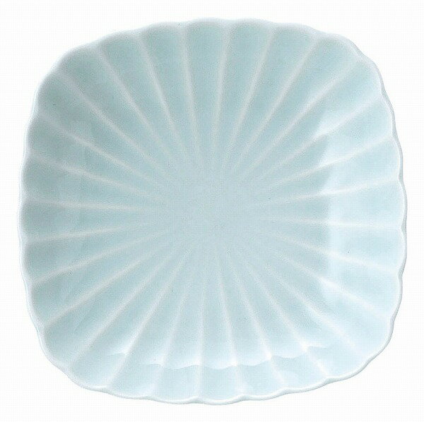 光洋陶器 KOYO かすみ 青白 12cm丸角皿