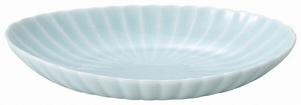 光洋陶器 KOYO かすみ 青白 楕円皿 大