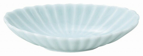 光洋陶器 KOYO かすみ 青白 楕円皿 小