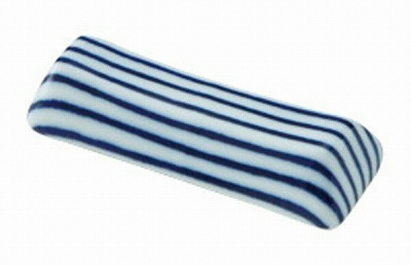 光洋陶器 KOYO 細縞 青 京枕 箸置き