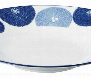 光洋陶器 KOYO 古青藍 藍花 27.5cm浅鉢