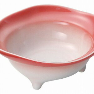 光洋陶器 KOYO 三つ足 赤ぼかし 小鉢