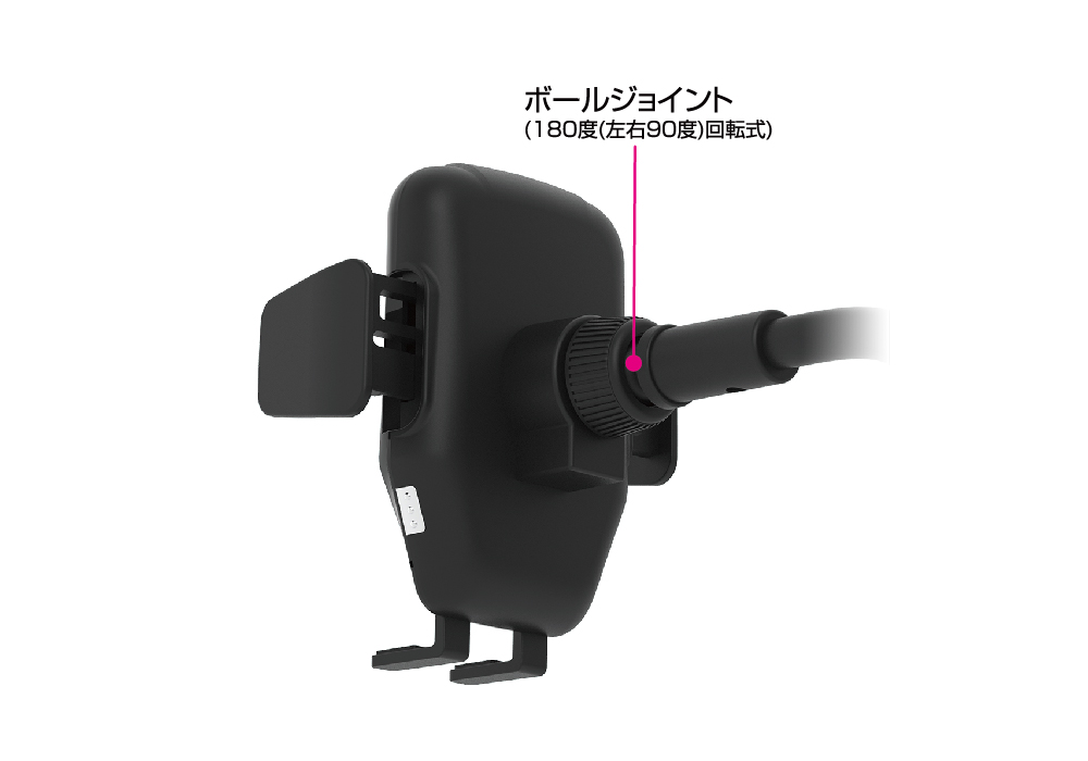 Qi自動開閉ホルダー 手帳対応 キャパシタ付 フレキ - 画像 (8)
