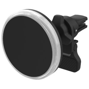 アンビエントライト付き マグネットワイヤレス充電器 エアコン取り付け