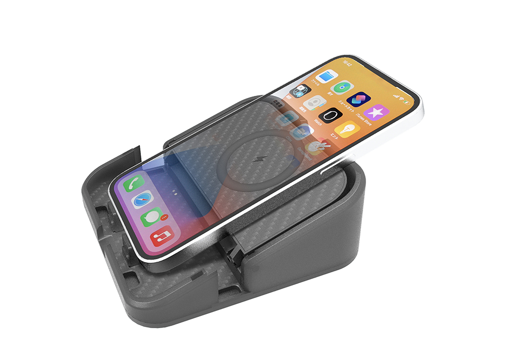 ワイヤレス充電スマホスタンド - 画像 (4)
