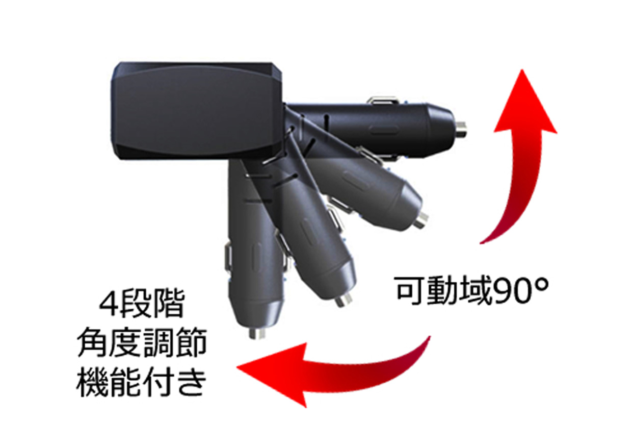 2連ダイレクトソケット リバーシブルUSB 2.4A - 画像 (4)