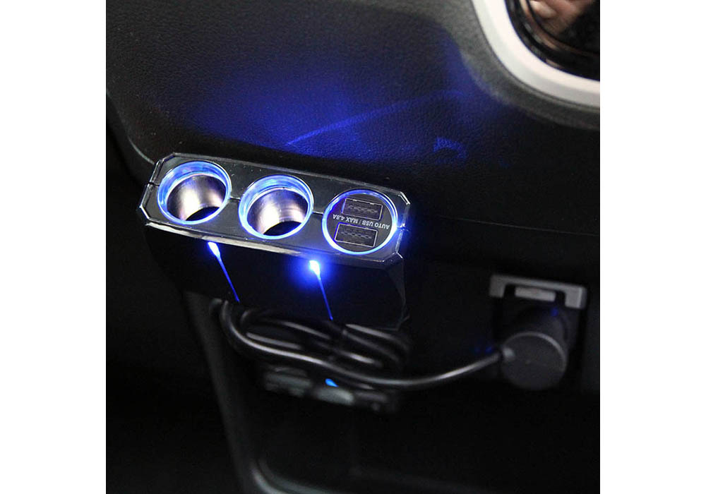 2連セパレートソケット 2リバーシブルUSB 自動判定 4.8A 12/24V対応 - 画像 (2)