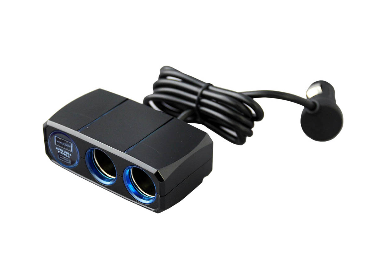 2連セパレートソケット PD20W / リバーシブルUSB自動判定