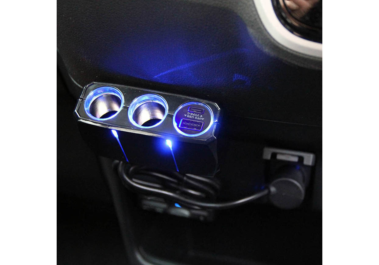 2連セパレートソケット PD20W / リバーシブルUSB自動判定 - 画像 (2)