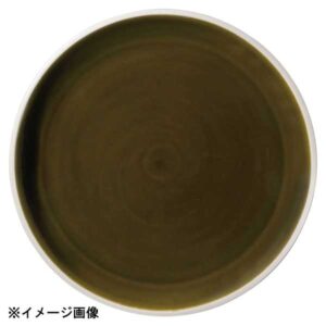 光洋陶器 KOYO ルスト アンティークグリーン 28.5cm フラットプレート 10572032