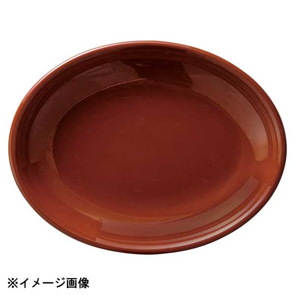 光洋陶器 KOYO カントリーサイド チャコールブラウン 28.5cm オーバルプラター 11361044