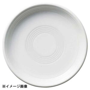 光洋陶器 KOYO オービット フロスティーホワイト 23cm ミート皿 12600004
