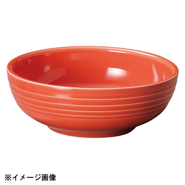 光洋陶器 KOYO オービット ローズレッド 17cm ボウル 12640024