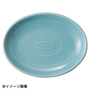 光洋陶器 KOYO オービット ターコイズブルー 24cm プラター 12686046
