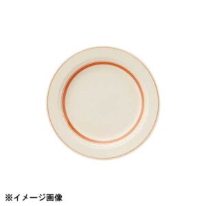 光洋陶器 KOYO カントリーサイド ソーバー オレンジ 20cm ケーキ皿 13425006