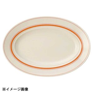 光洋陶器 KOYO カントリーサイド ソーバー オレンジ 29cm プラター 13425044