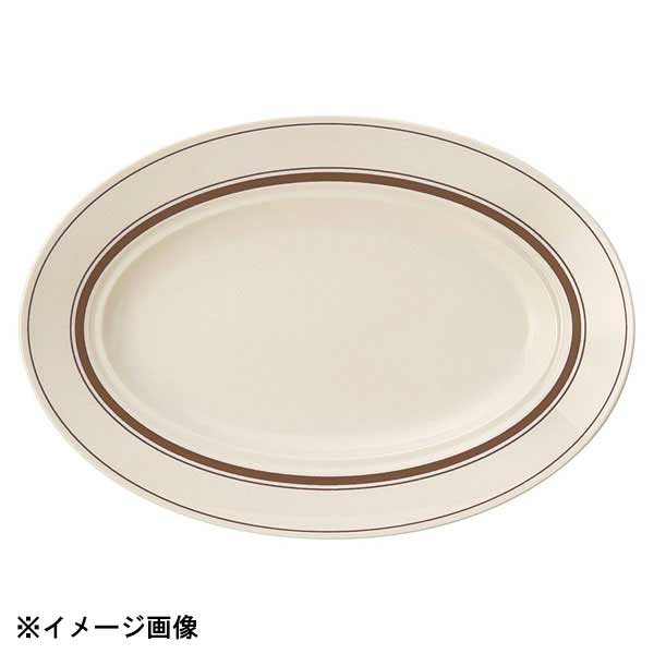 光洋陶器 KOYO カントリーサイド ダーク ブラウン 29cm プラター 13426044