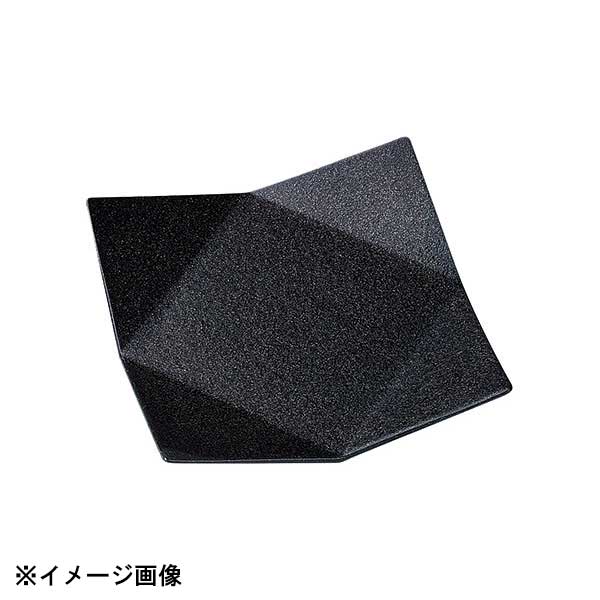 光洋陶器 KOYO 黒檀 19cm 4角折込皿 14331018
