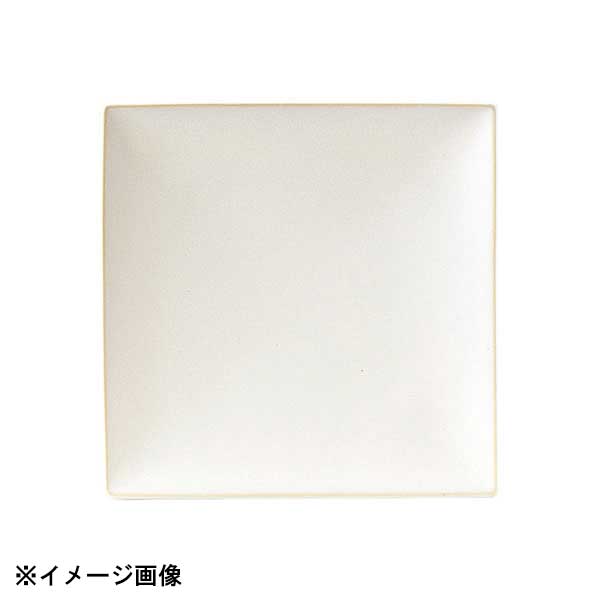 光洋陶器 KOYO パティオ オフホワイト 25cm 角皿 14720062
