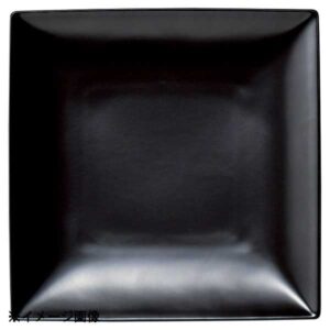 光洋陶器 KOYO パティオ マットブラック 23.5cm 角皿 14730063
