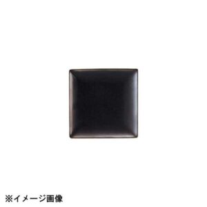 光洋陶器 KOYO パティオ マットブラック 12cm 角皿 14730068