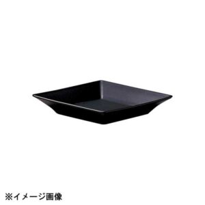 光洋陶器 KOYO スクエアー マットブラック 18.5cm 深皿 14930013