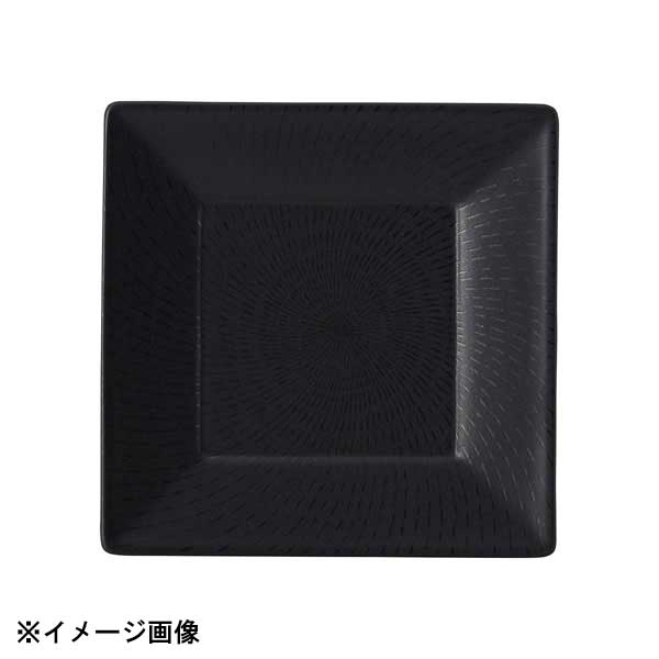 光洋陶器 KOYO 千早 黒 20.5cm 角皿 14931064