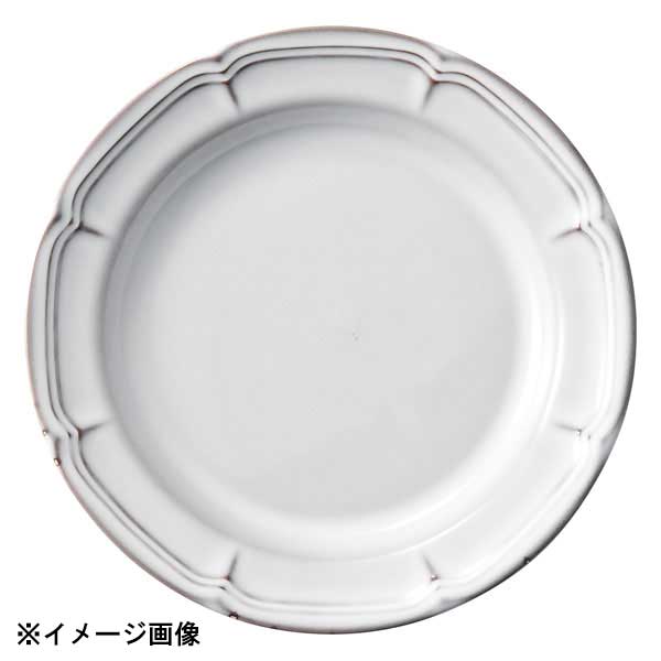 光洋陶器 KOYO ラフィネ スモークホワイト 23.5cm リムプレート 15910104